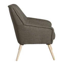 Polstersessel in Beigegrau Stoff - Jonas^Wohnen