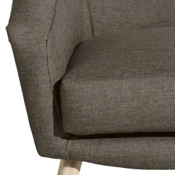 Polstersessel in Beigegrau Stoff - Jonas^Wohnen