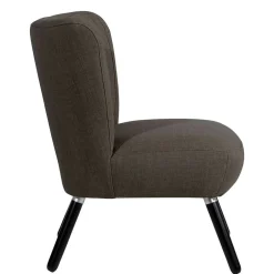 Polstersessel in Dunkelbraun und Schwarz - Melicus^Wohnen Clearance