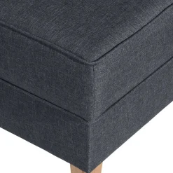 Polstersessel in Jeansblau und Buche - Patronia^Wohnen Discount