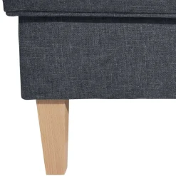 Polstersessel in Jeansblau und Buche - Patronia^Wohnen Discount