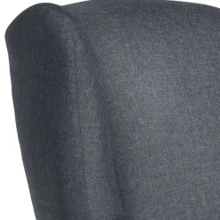 Polstersessel in Jeansblau und Buche - Patronia^Wohnen Discount