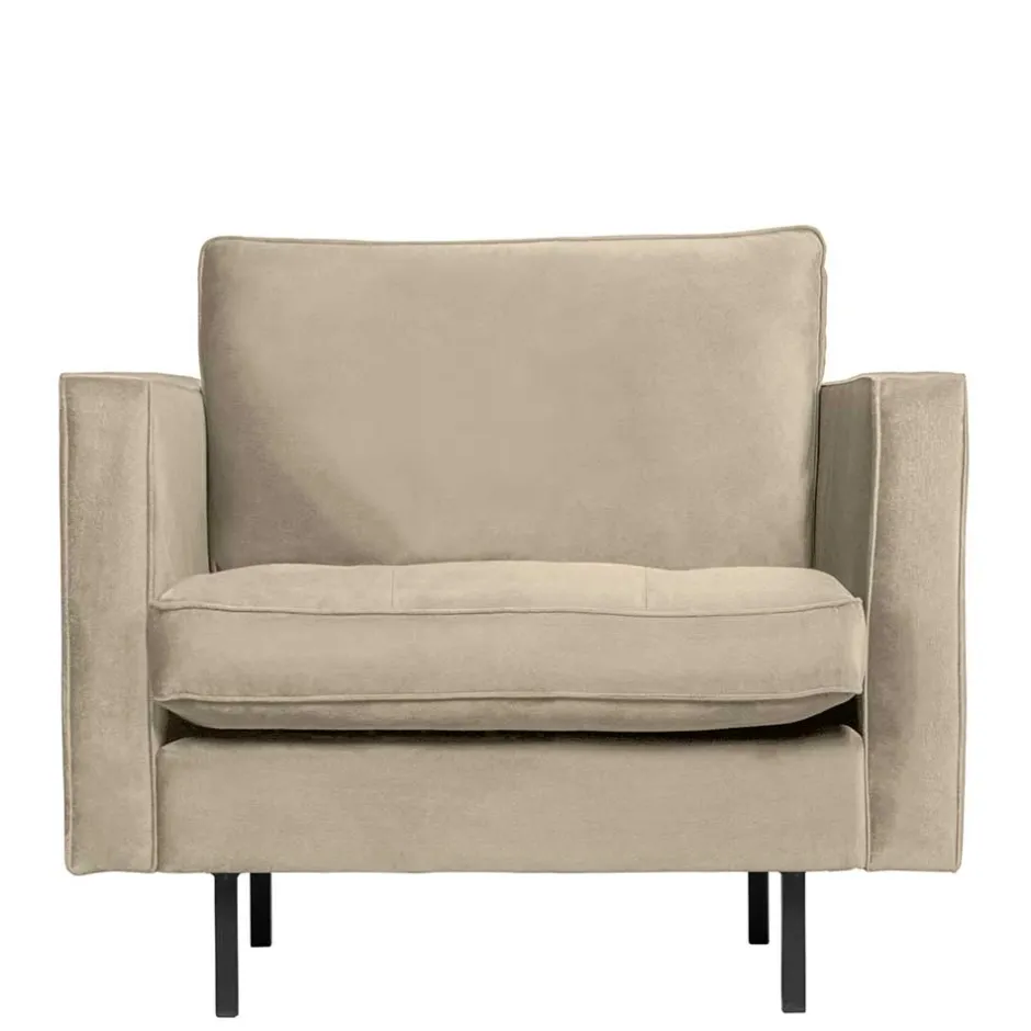 Polstersessel in Khaki Samt - Afeiro^Wohnen Discount