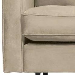 Polstersessel in Khaki Samt - Afeiro^Wohnen Discount