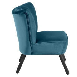 Wohnen Polstersessel in Petrol und Schwarz - Floyda