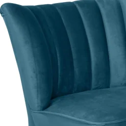 Wohnen Polstersessel in Petrol und Schwarz - Floyda