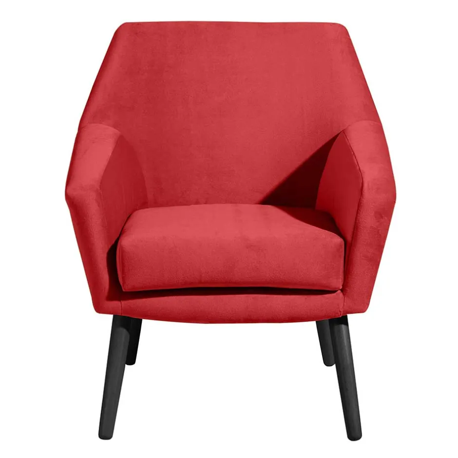 Polstersessel in Rot und Schwarz - Zehadra^Wohnen Sale