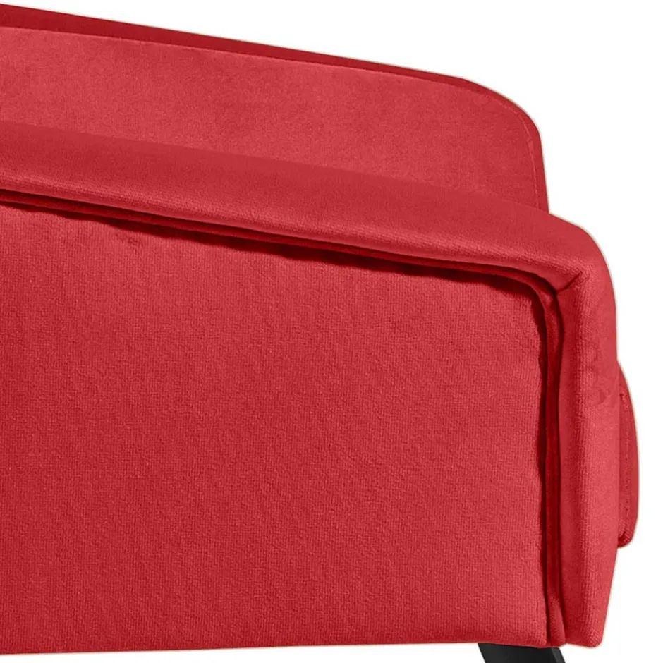 Polstersessel in Rot und Schwarz - Zehadra^Wohnen Sale