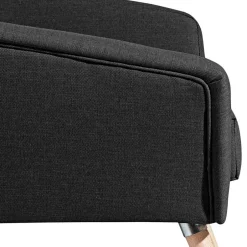 Wohnen Polstersessel in Schwarz und Buche Natur - Gates