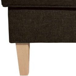 Wohnen Polstersessel mit Ohren in Braun und Buche - Revelinda