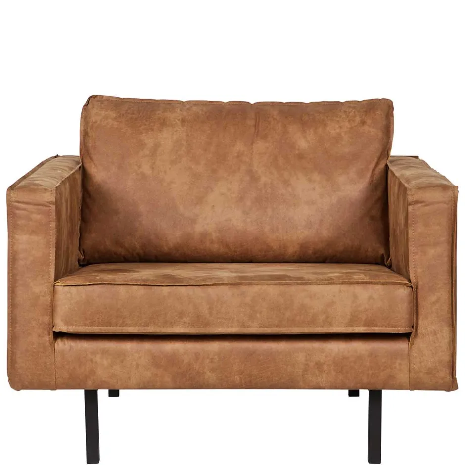 Wohnen Polstersessel Trokey in Cognac Braun