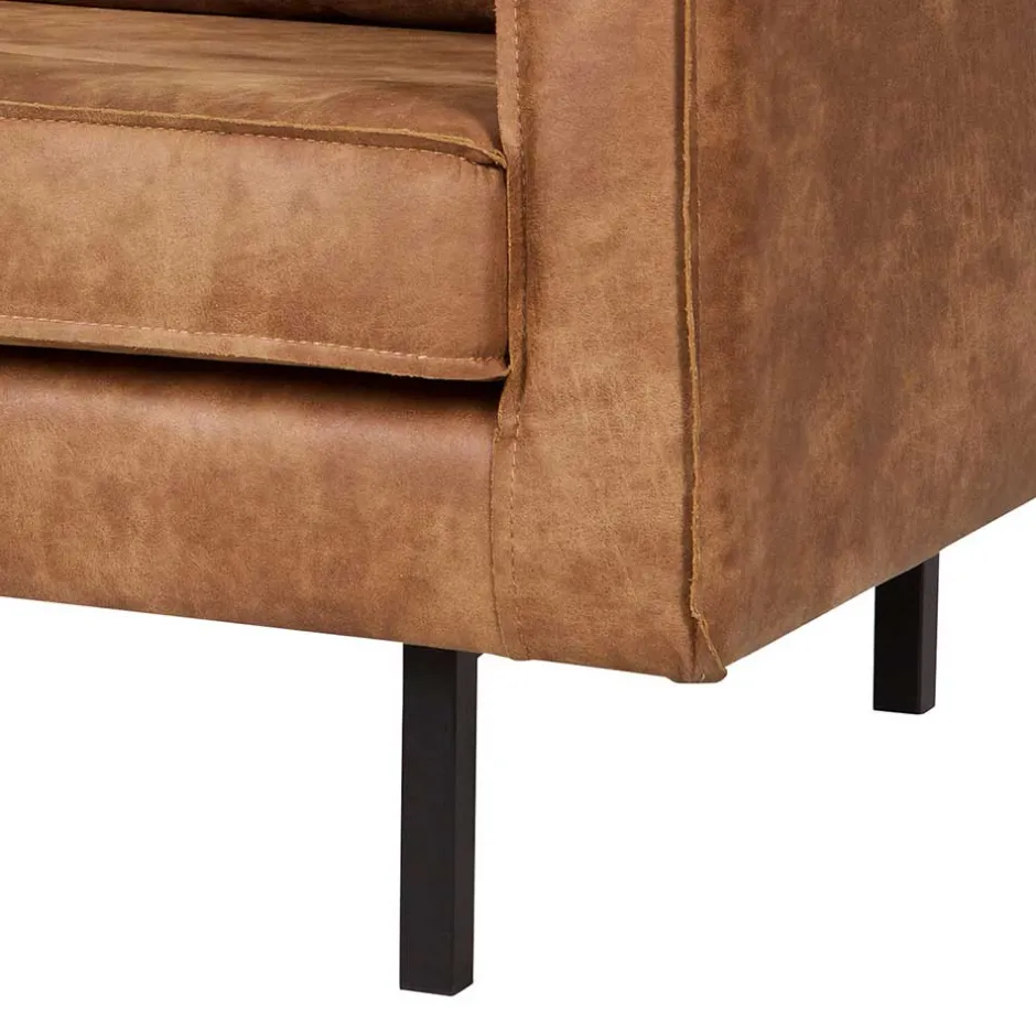 Wohnen Polstersessel Trokey in Cognac Braun