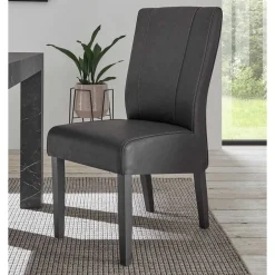 Wohnen Polsterstühle aus Kunstleder & Massivholz - Artiga (2er Set)