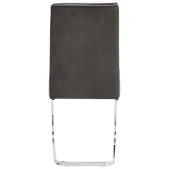 Polsterstühle Freischwinger in Anthrazit - Ansar (2er Set)^Wohnen New