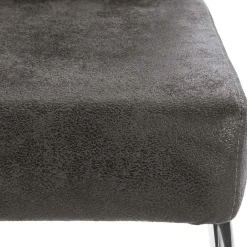 Polsterstühle Freischwinger in Anthrazit - Ansar (2er Set)^Wohnen New