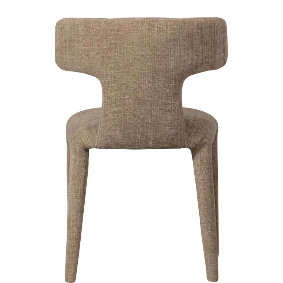 Wohnen Polsterstühle in Beige Stoff - Eradis (2er Set)