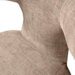 Wohnen Polsterstühle in Beige Stoff - Eradis (2er Set)