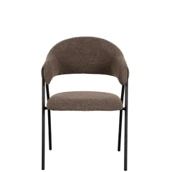 Polsterstühle in Hellbraun Boucle - Jaggon (2er Set)^Wohnen Outlet