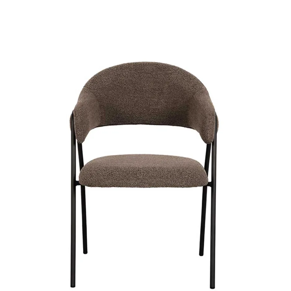 Polsterstühle in Hellbraun Boucle - Jaggon (2er Set)^Wohnen Outlet