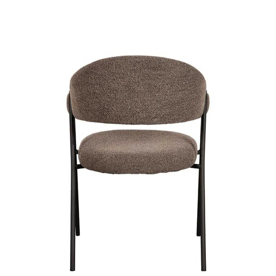 Polsterstühle in Hellbraun Boucle - Jaggon (2er Set)^Wohnen Outlet