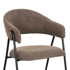 Polsterstühle in Hellbraun Boucle - Jaggon (2er Set)^Wohnen Outlet