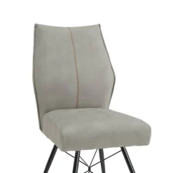 Wohnen Polsterstühle in Hellgrau - Fiafanda (2er Set)