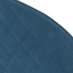 Wohnen Polsterstühle in Petrol & Schwarz - Jeandru (4er Set)