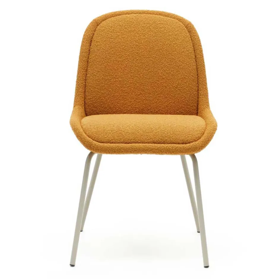 Polsterstühle in Senfgelb Boucle - Gatria (4er Set)^Wohnen Hot