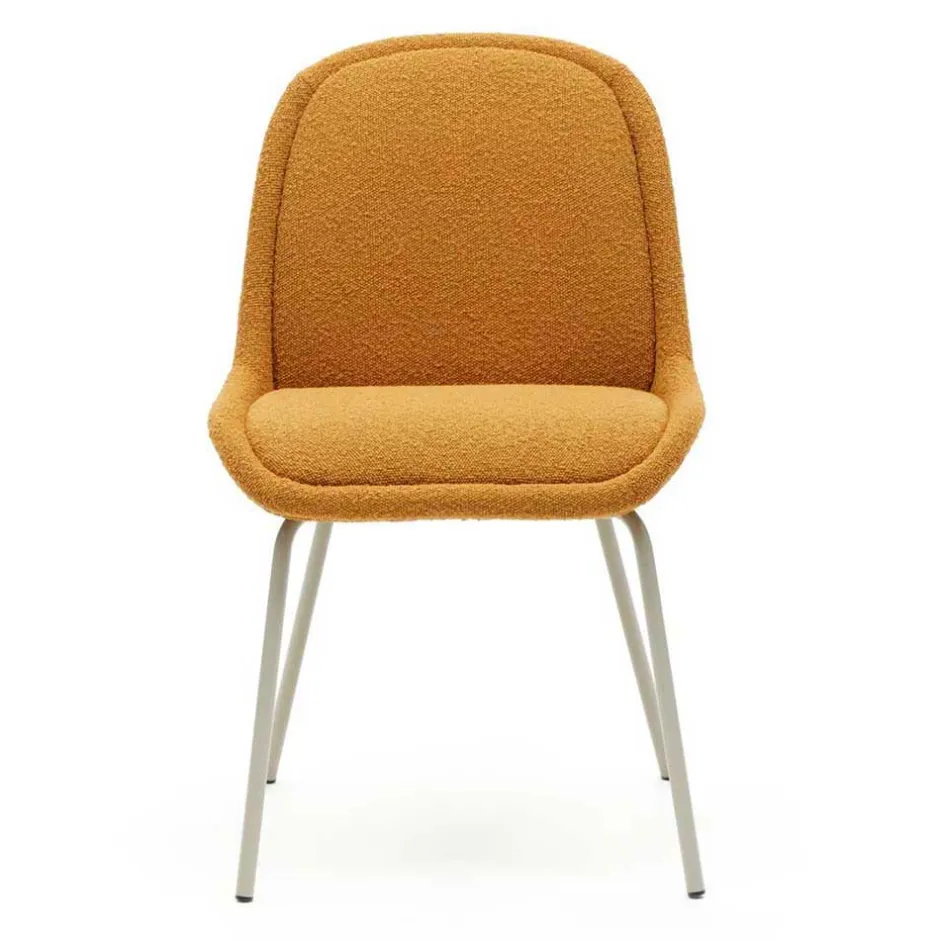 Polsterstühle in Senfgelb Boucle - Gatria (4er Set)^Wohnen Hot