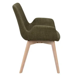 Polsterstühle mit Armlehnen in Dunkelgrün - Termi (2er Set)^Wohnen Best