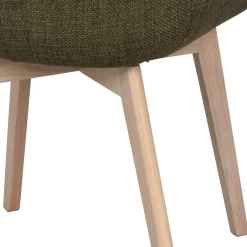 Polsterstühle mit Armlehnen in Dunkelgrün - Termi (2er Set)^Wohnen Best