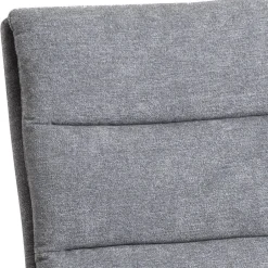 Polsterstuhl aus grauem Flockstoff - Anhora (2er Set)^Wohnen Best