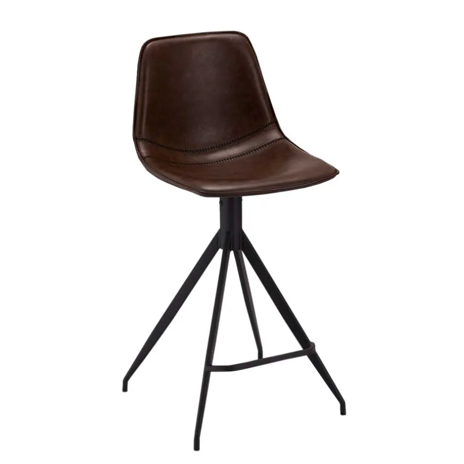 Polsterstuhl für Bar & Theke in Braun - Kalis (2er Set)^Wohnen New