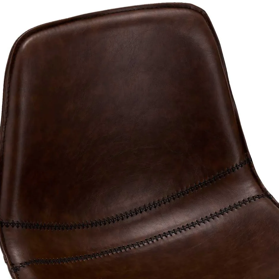 Polsterstuhl für Bar & Theke in Braun - Kalis (2er Set)^Wohnen New