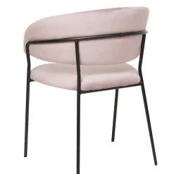 Polsterstuhl in Rosa & Schwarz - Cementa^Wohnen New