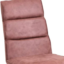 Polsterstuhl in Rosenholz - Isabelon (2er Set)^Wohnen Outlet