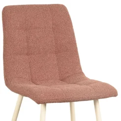 Wohnen Polsterstuhl in Terracotta und Weiß - Elzanian