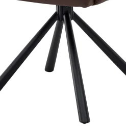 Polsterstuhl mit Armlehen auf Drehgestell - New Orleans (2er Set)^Wohnen Hot