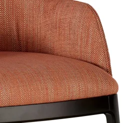 Polsterstuhl mit Armlehnen in Rost - Chiaro^Wohnen New
