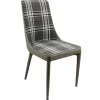 Wohnen Polsterstuhl mit Karomuster - Kapitalia (2er Set)