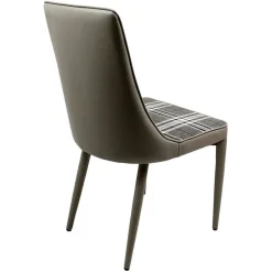 Wohnen Polsterstuhl mit Karomuster - Kapitalia (2er Set)