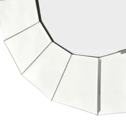 Polygon Designspiegel in Silber - Ymer^Wohnen Best