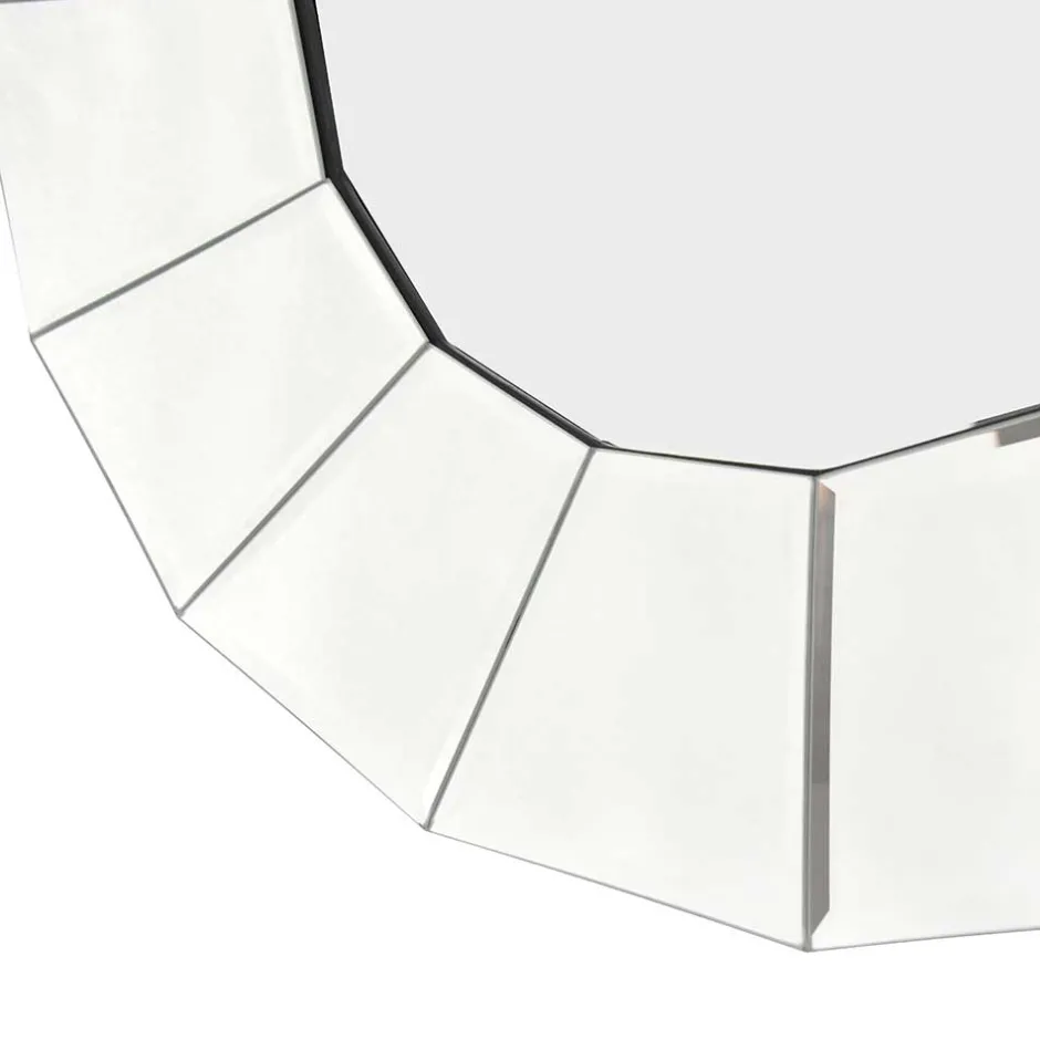 Polygon Designspiegel in Silber - Ymer^Wohnen Best
