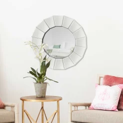 Polygon Designspiegel in Silber - Ymer^Wohnen Best