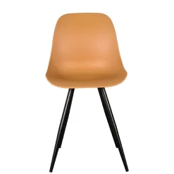 Wohnen PP Schalenstühle in Ocker - Sayetton (2er Set)