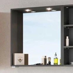 Wohnen Praktischer Badezimmer Spiegel in Grau - Estregos