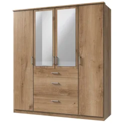 Wohnen Praktischer Kleiderschrank in Plankeneiche - Osicria