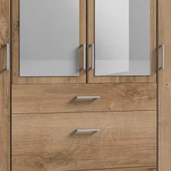 Wohnen Praktischer Kleiderschrank in Plankeneiche - Osicria