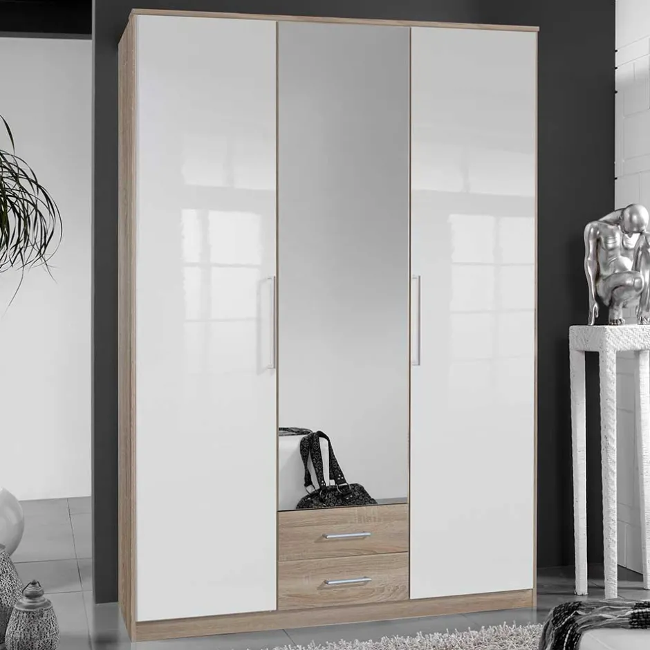 Praktischer Kleiderschrank in 135 cm Breite - Grands^Wohnen Best