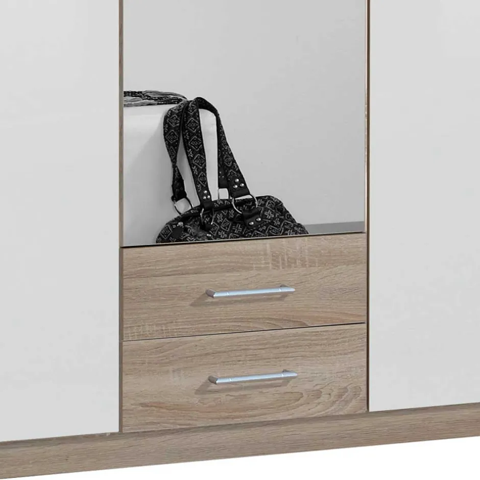 Praktischer Kleiderschrank in 135 cm Breite - Grands^Wohnen Best